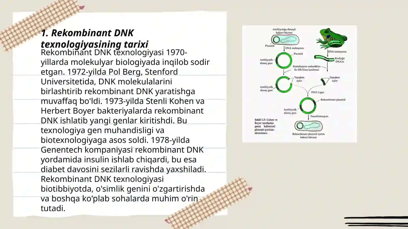 Rekombinat DNK texnalogiyasi 3