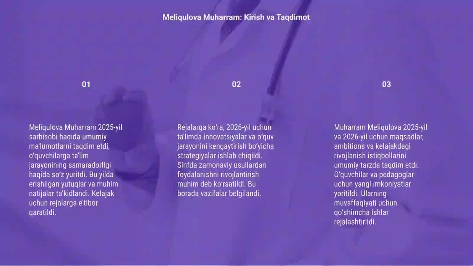 2025-yil Sarhisobi: Asosiy natijalar va muvaffaqiyatlar 3