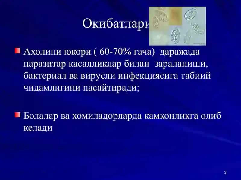Паразитар касалликлар 3