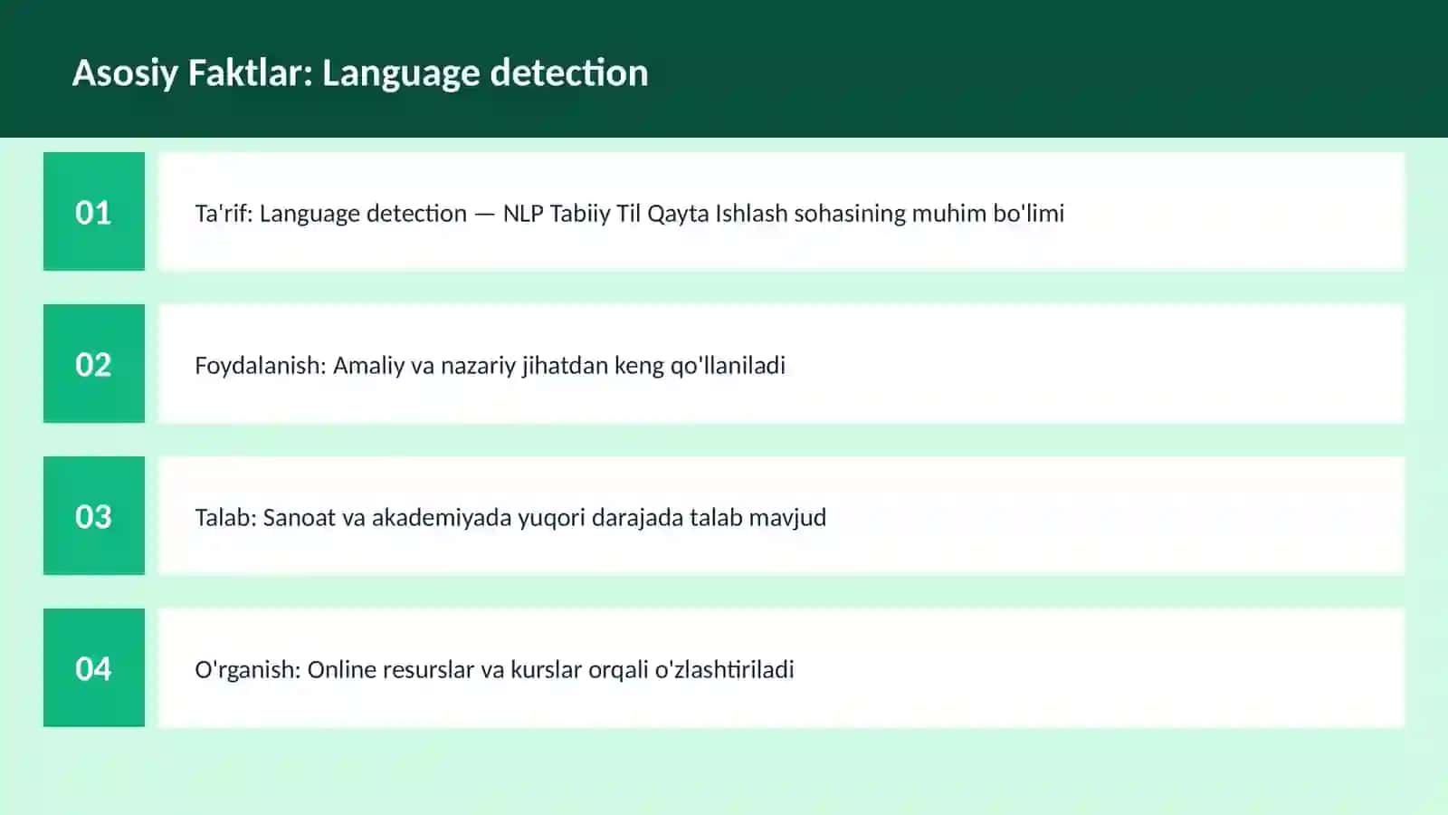 Language detection 3