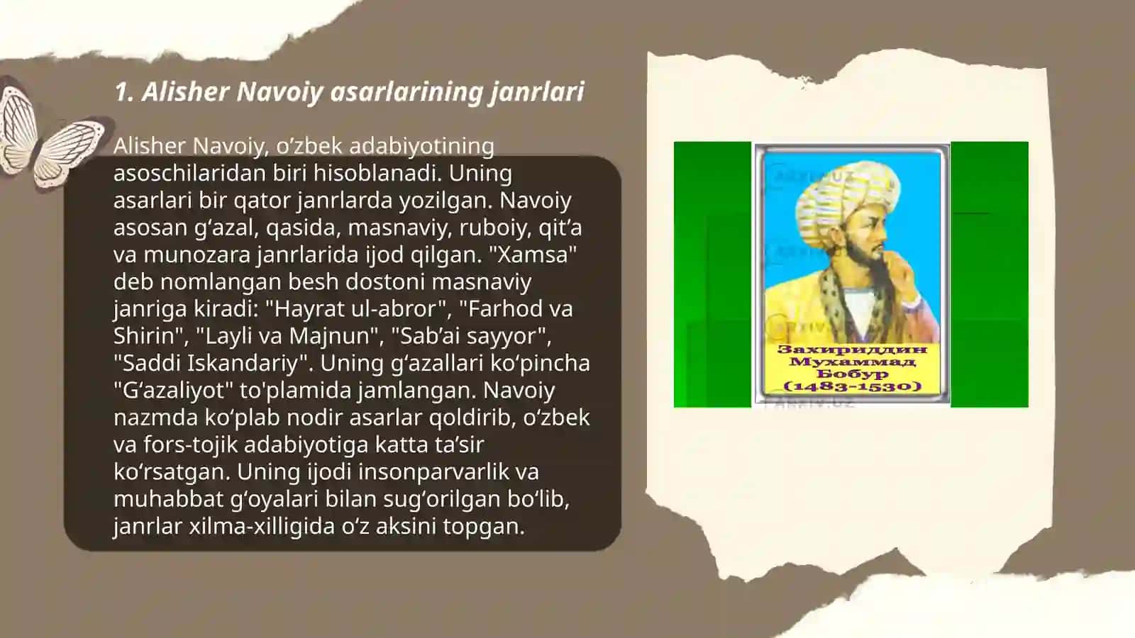 Alisher Navoiy ijodi 3