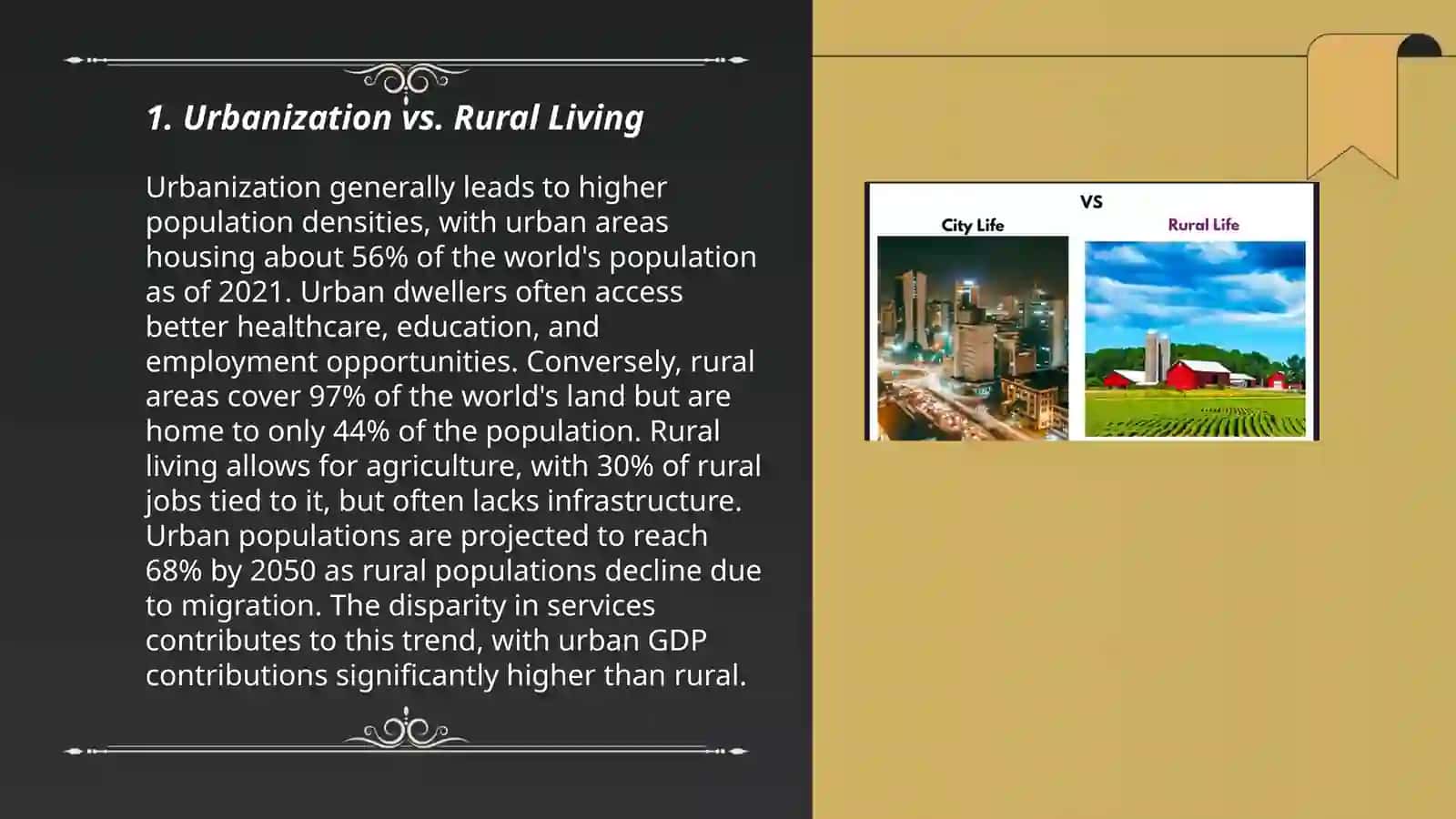 Lifestyle of cities and villages 3
