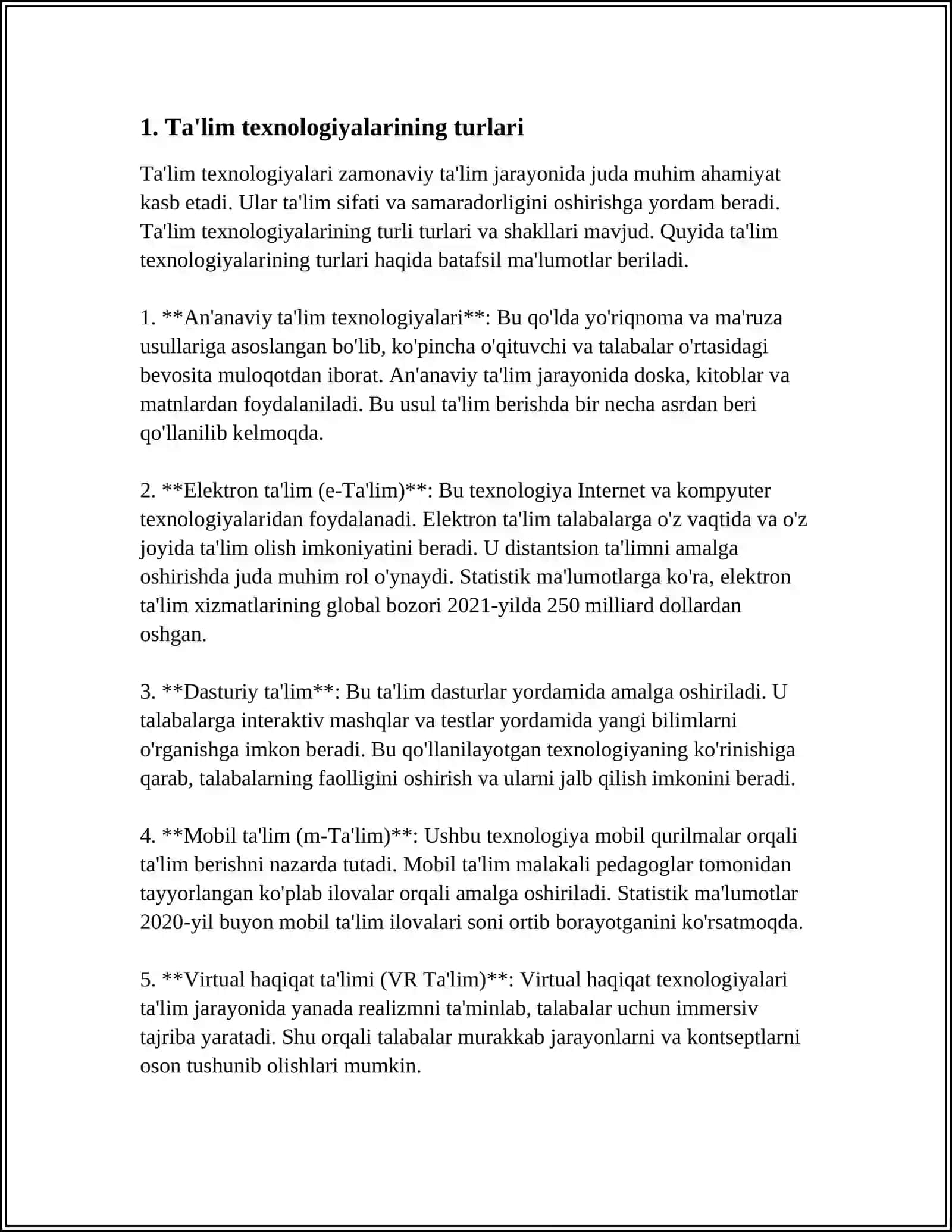 PEDAGOGIK KOMPETENTLIKNI SHAKLLANTIRISHDA TA'LIM TEXNOLOGIYASINI TADBIĜI 3