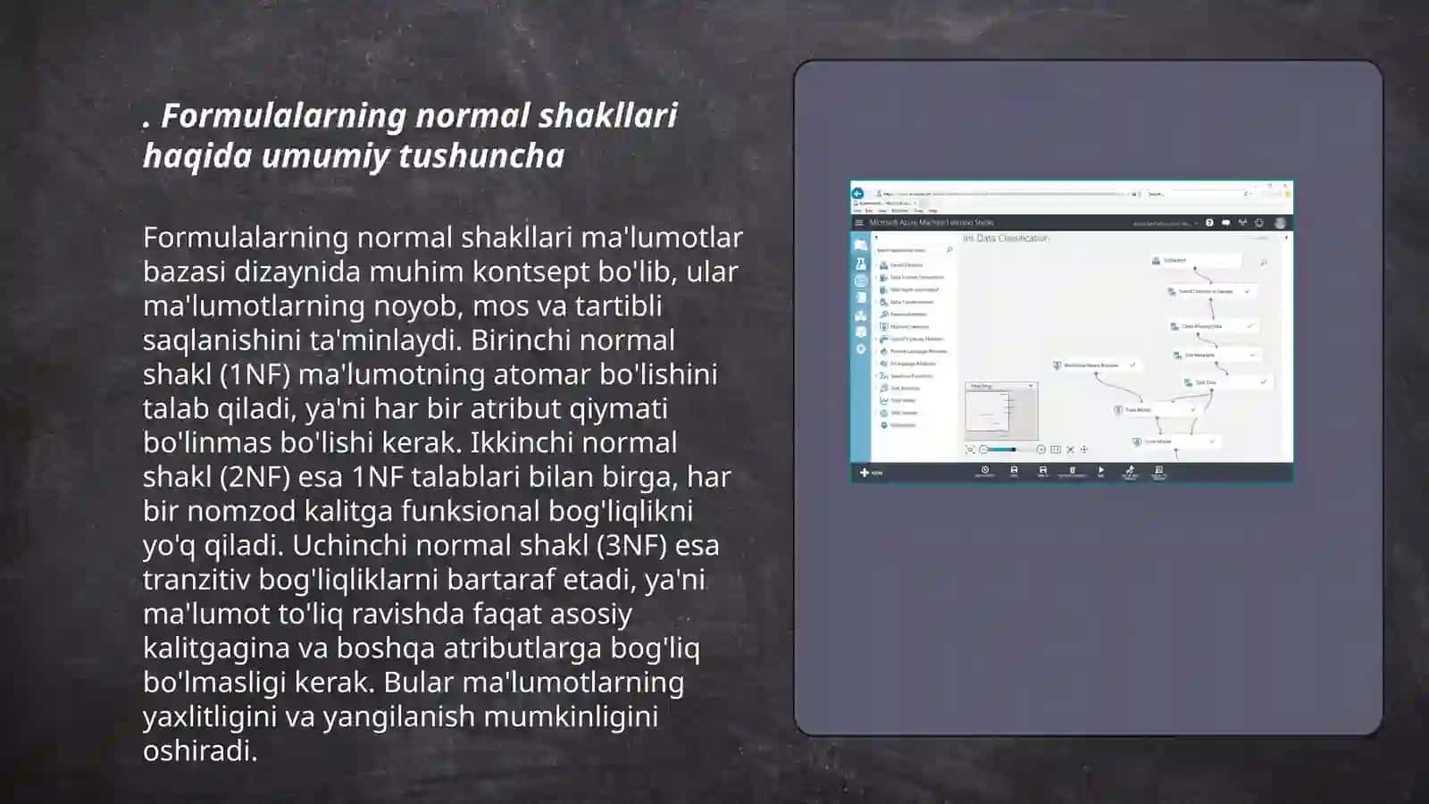 Formulalarning normal shakllari va xossalari 3
