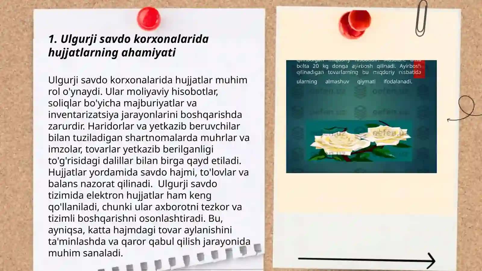 Ulgurji savdo korxonalarida tovar operatsiyalarining rasmiylashtirilishi 3