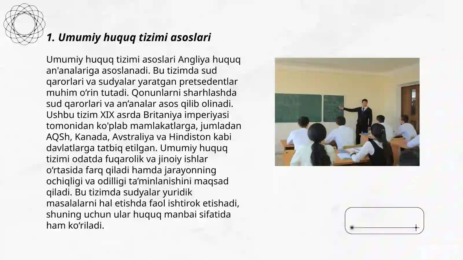 Umumiy huquq va fuqorolik huquqi tizimlarining taqqosiy tahlili 3