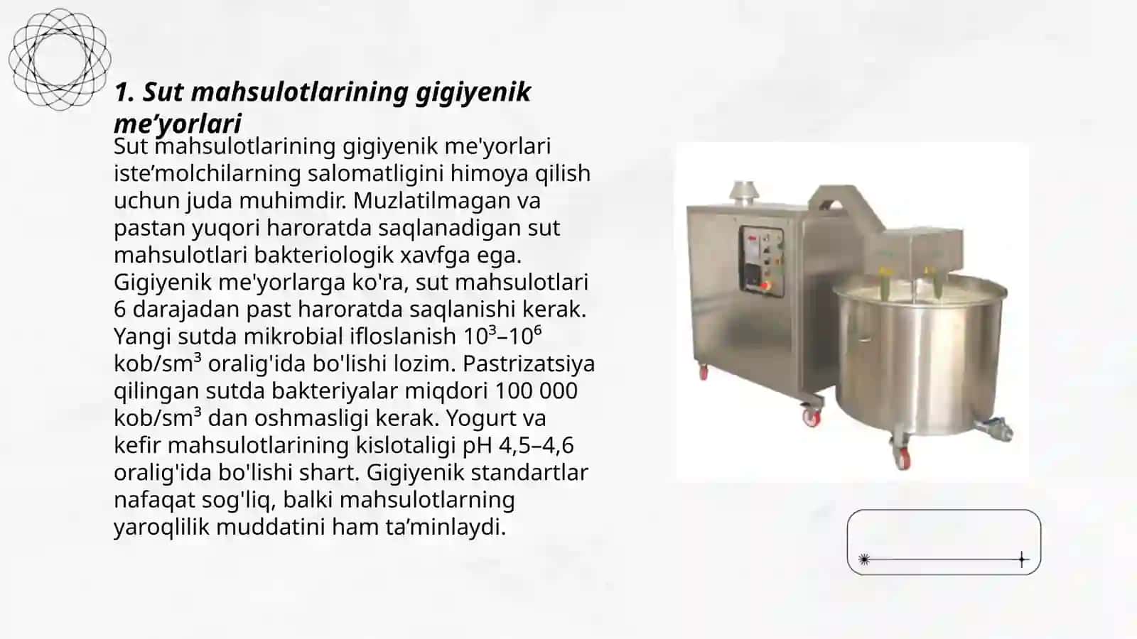 Sut va sut mahsulotlarini sanitar gigiyenik baholash 3