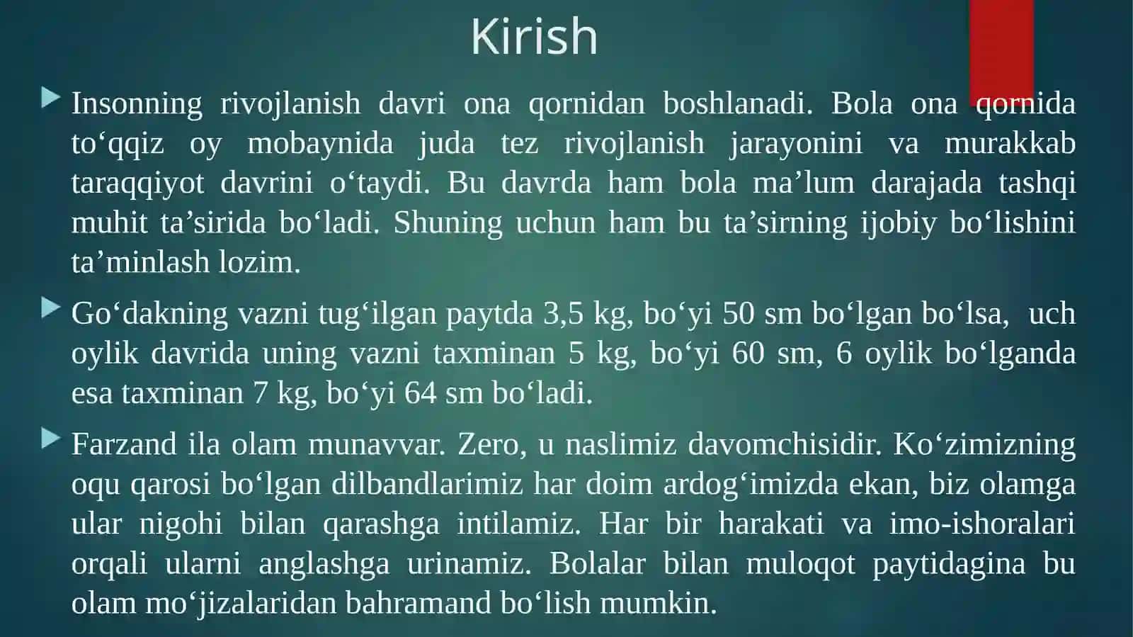 Maktabgacha yoshdagi bolalarni rivojlanishining o‘ziga xos xususiyatlari 3