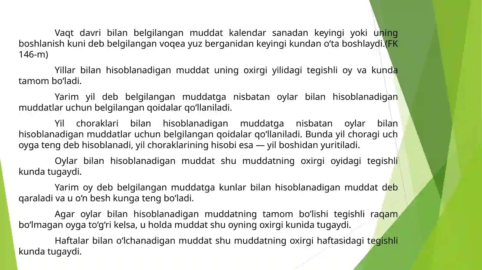 Fuqarolik huquqida muddatlar. Da’vo muddati 3