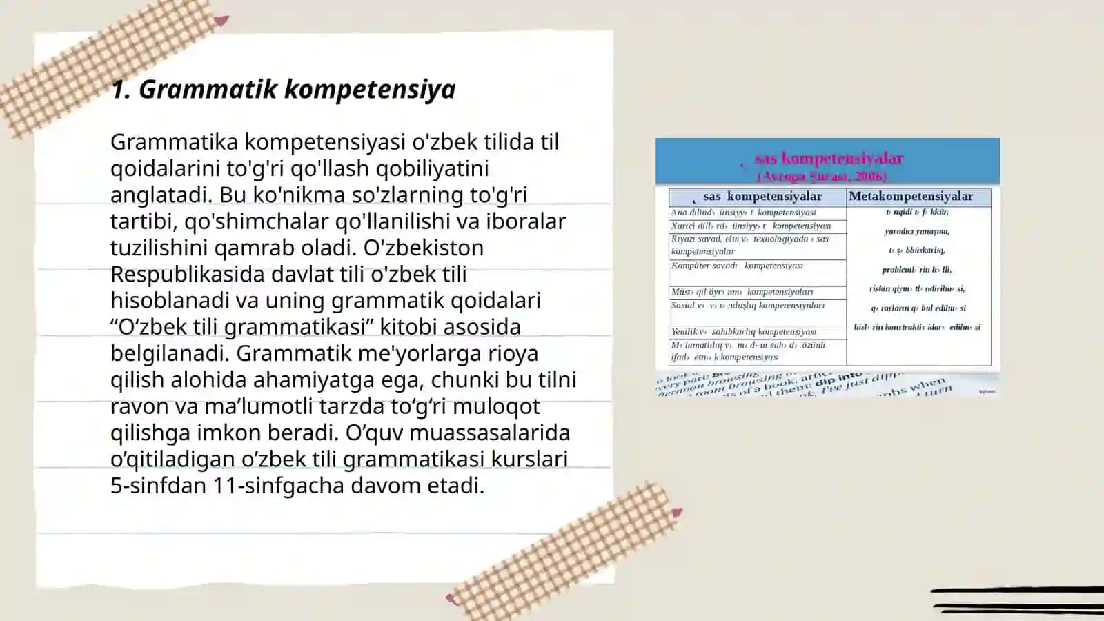 Lingivistik kompetensiya 3