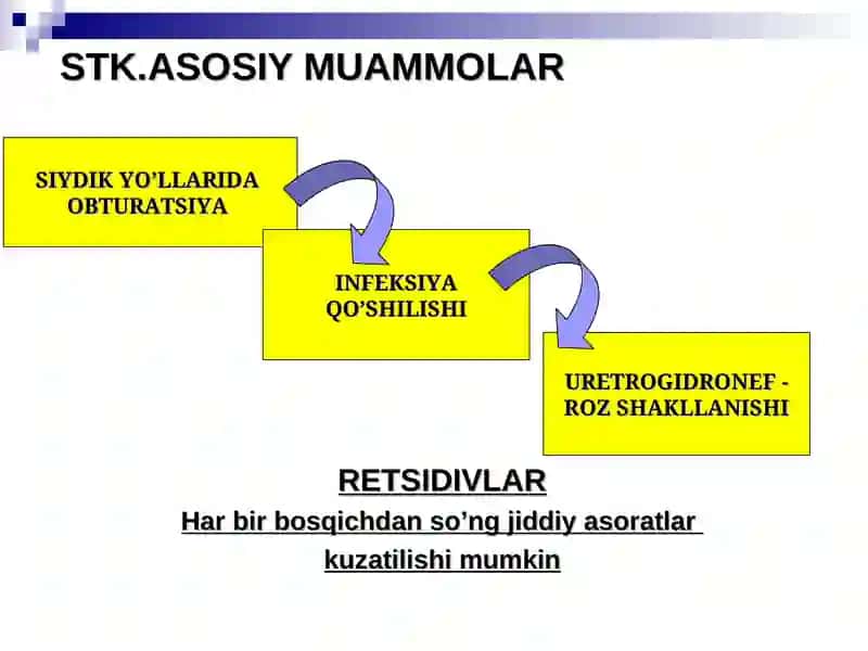 SIYDIK TOSH KASALLIGI 3
