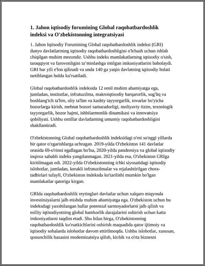 Global raqobatbardoshlik indeksi 3