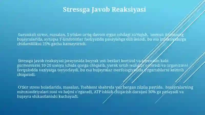 Buyrak usti bezi po'slog'i garmonlarining roli va hujayraning morfologik ko'rinishi 3