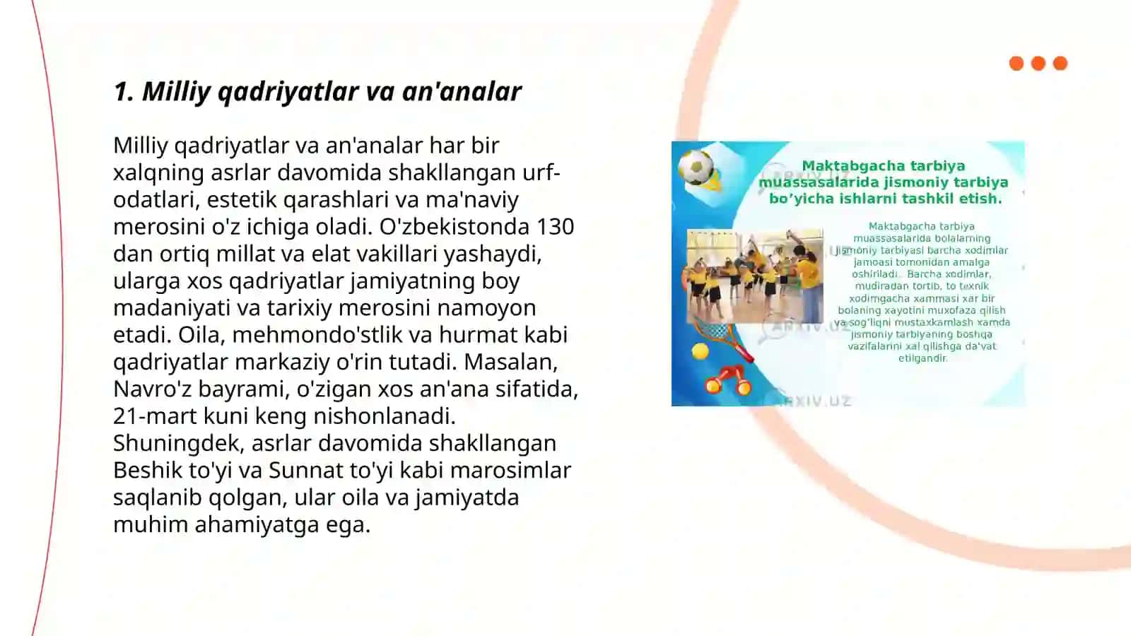 Maktabgacha talim muassasalarida milliy tarbiya 3