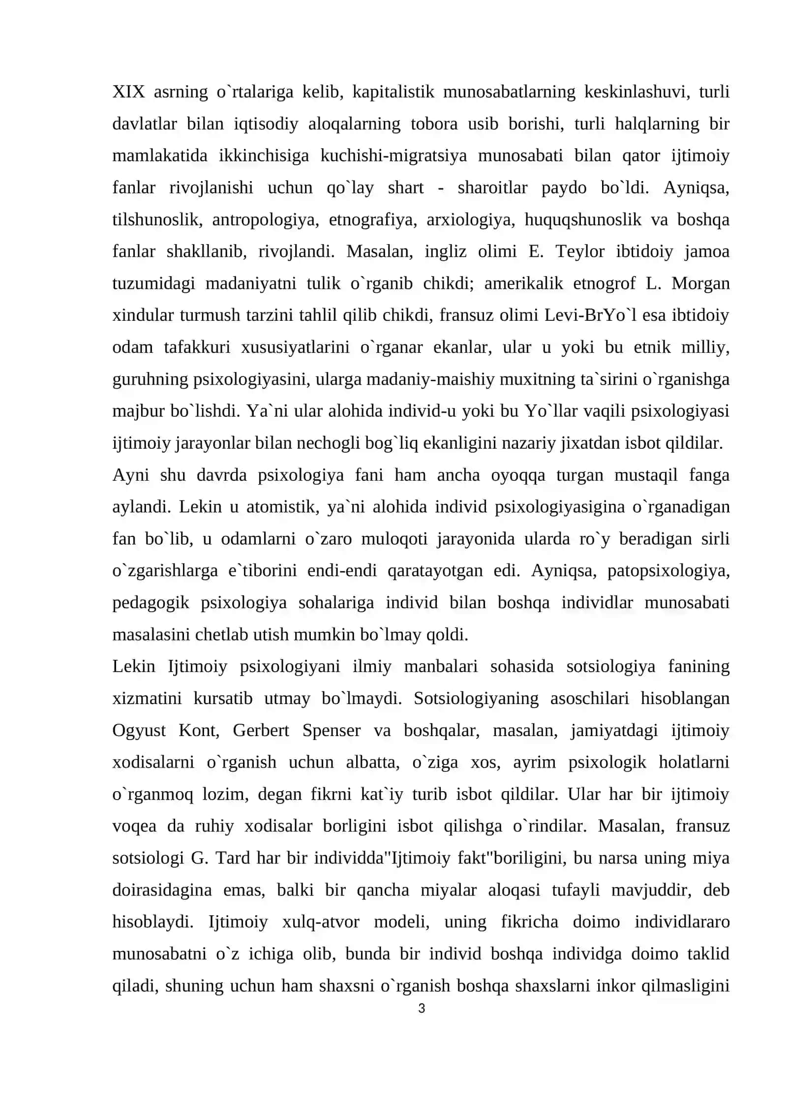 Ijtimoiy psixologiyaning uch nazariy manbasi va ularning bugungi kundagi ahamiyati 3