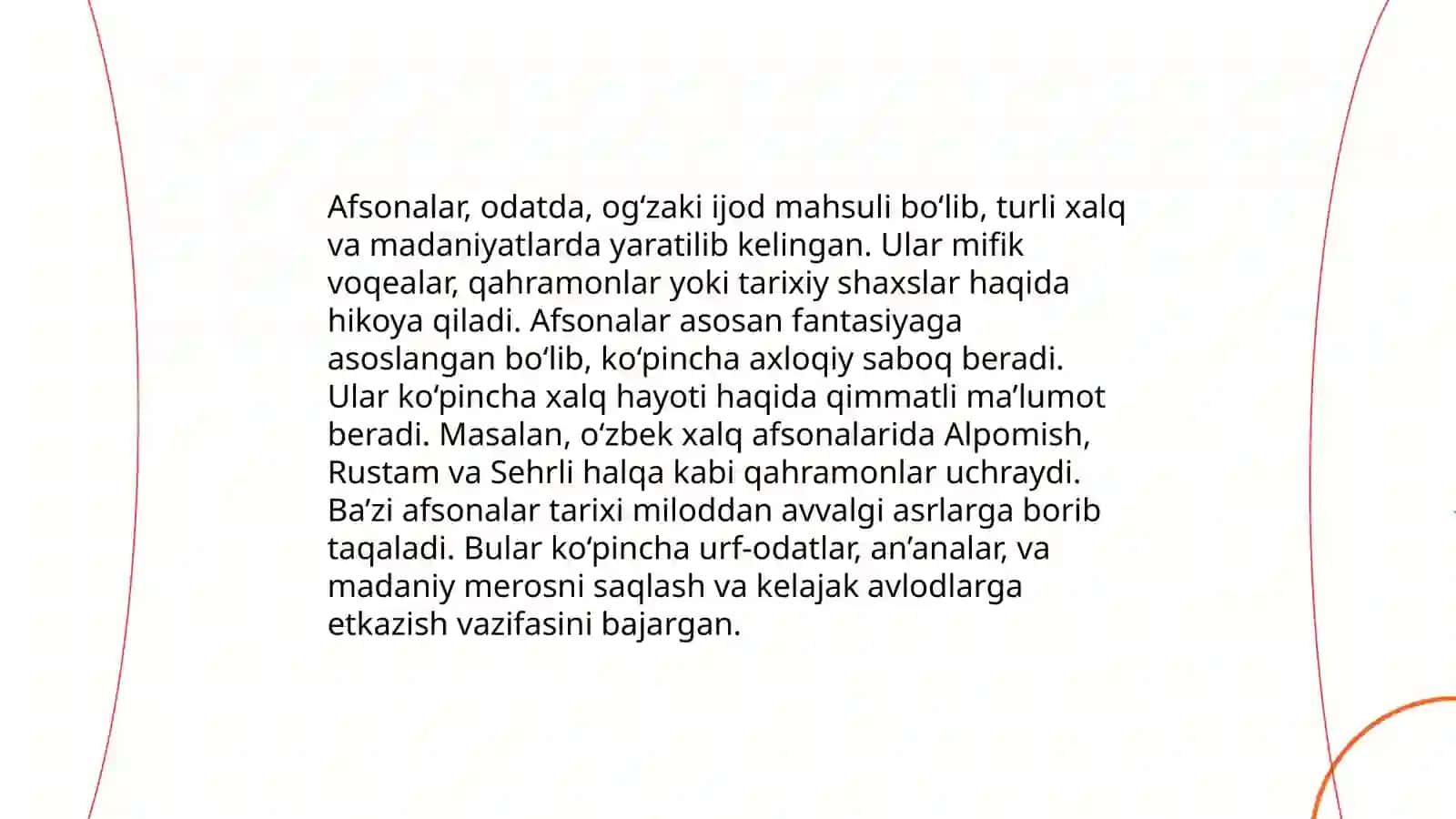 Bolalar folklori materiallari asosida mazkur folklor namunalarining o‘ziga xos belgilarini aniqlash 3