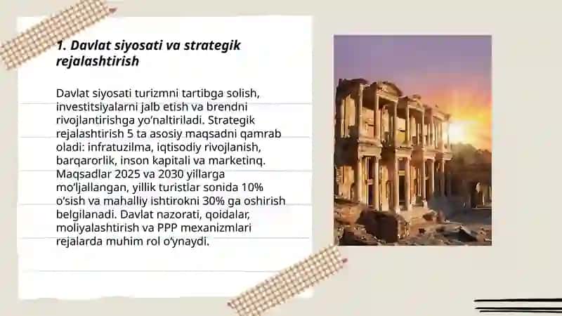 Turizmni rejalashtirishda davlatning roʻli 3