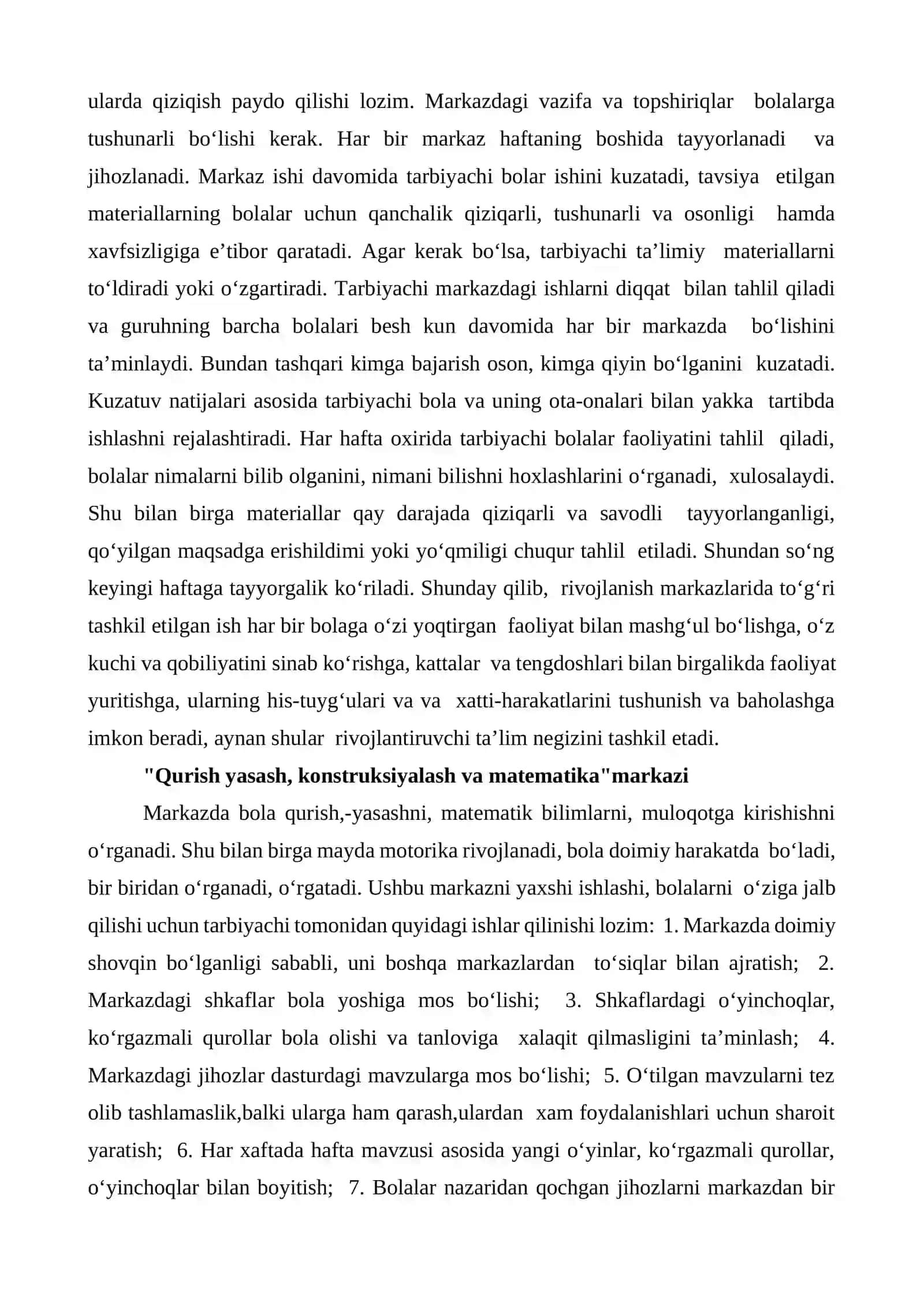 Maktabgacha ta’lim tashkilotlarida rivojlanish markazlari 3
