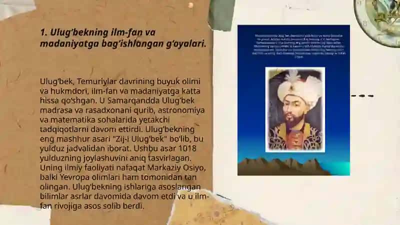 Maqsud shayxzodaning "Mirzo Ulug‘bek"tragediyasidan saralangan she'rlarini o‘qish va tahlil qilish 3