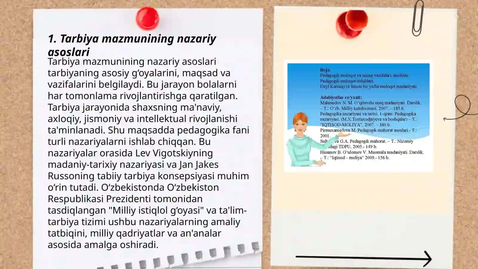 Pedagogik jarayonda tarbiyaning mazmuni.Tarbiya jarayonining shakllari va metodlari 3