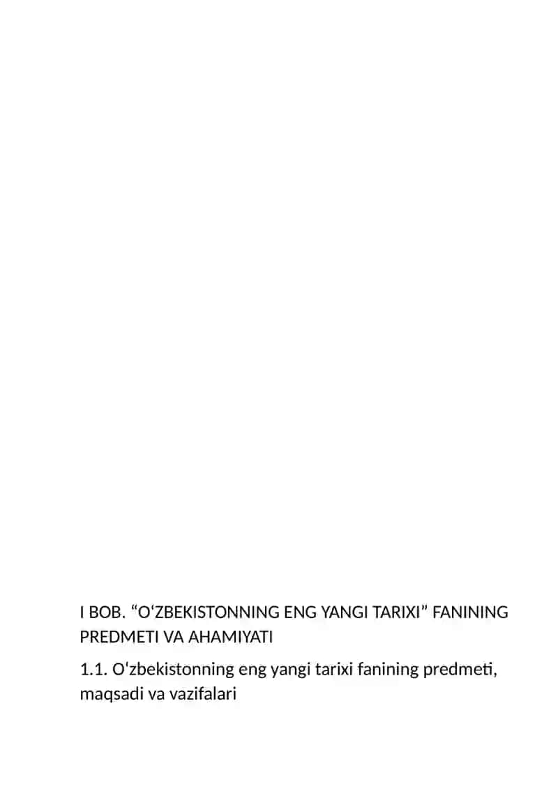 O'zbekistonning eng yangi tarixi va uning maqsadlari 3