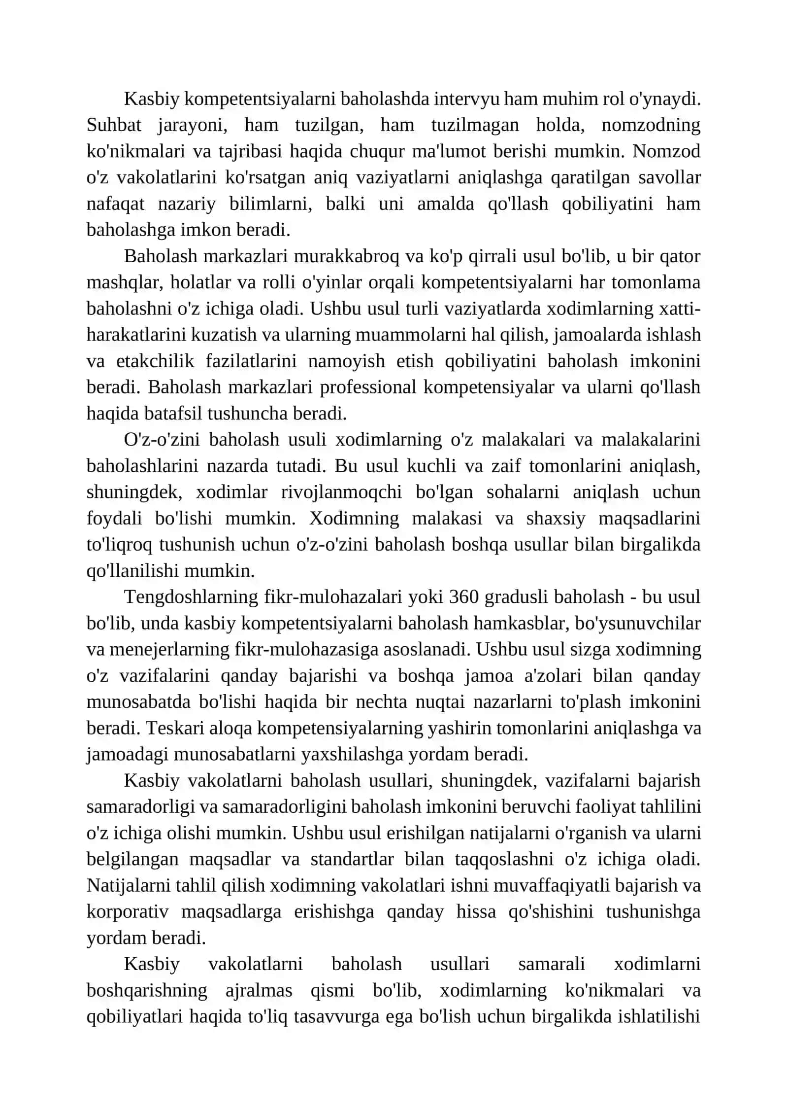 Xodimlarning kasbiy qobiliyatlarini baholash va rivojlantirish 3