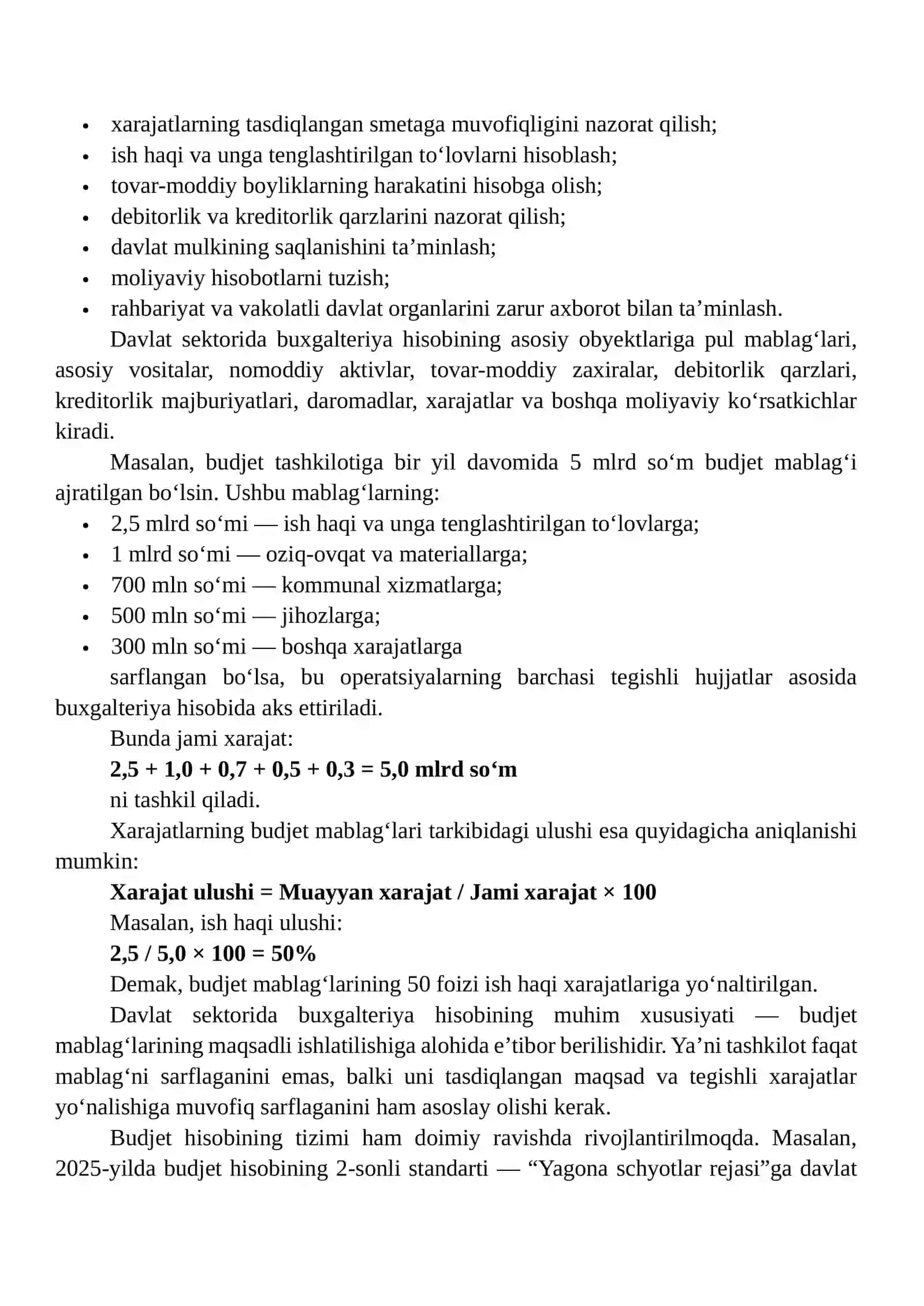 Davlat Sektorida Buxgalteriya Hisobi va Nazoratining Mazmuni 3