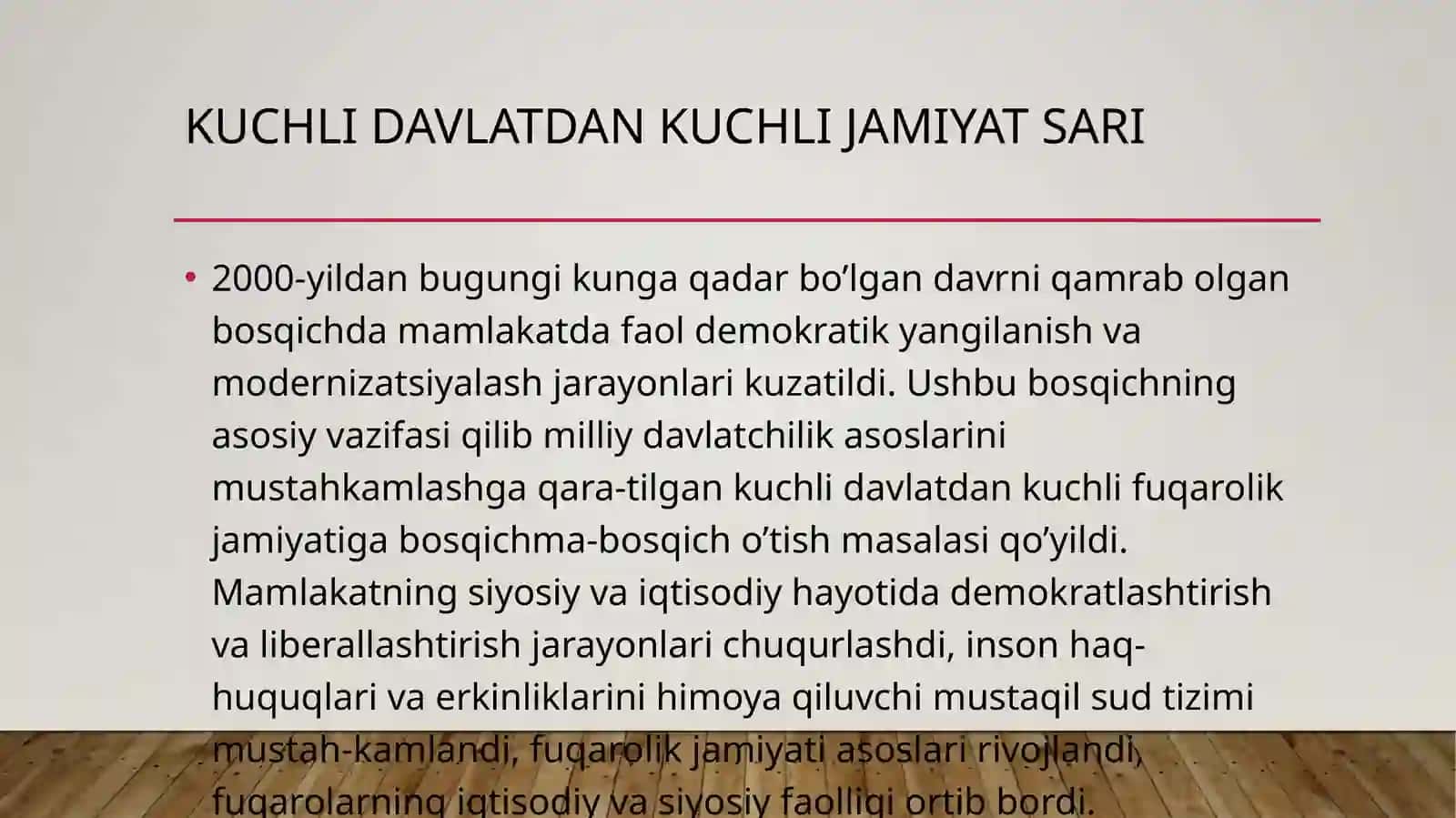 O’zbekistonda fuqarolik jamiyati rivojlanishining asosiy bosqichlari va istiqbollari 3
