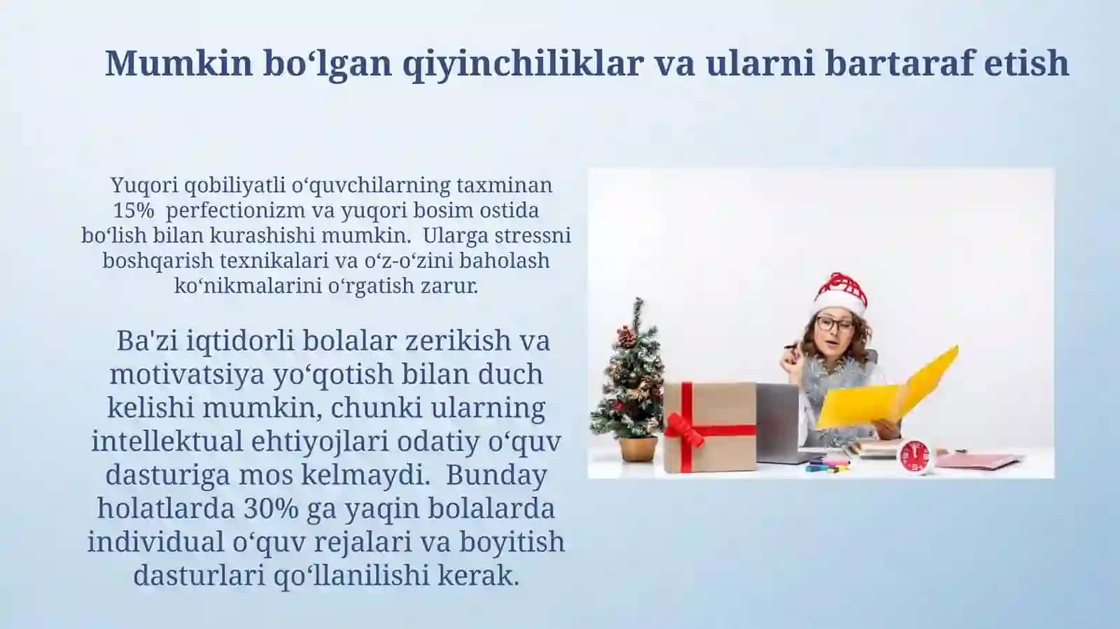 Iqtidorli oʻquvchilar bilan ishlash 3