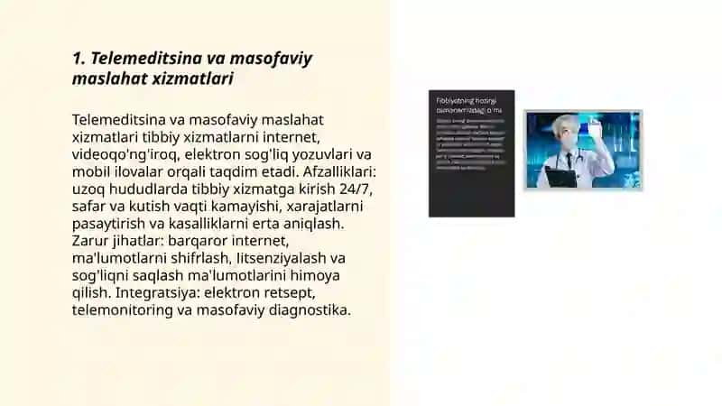 Tibbiyotda raqamli texnologiyalar 3