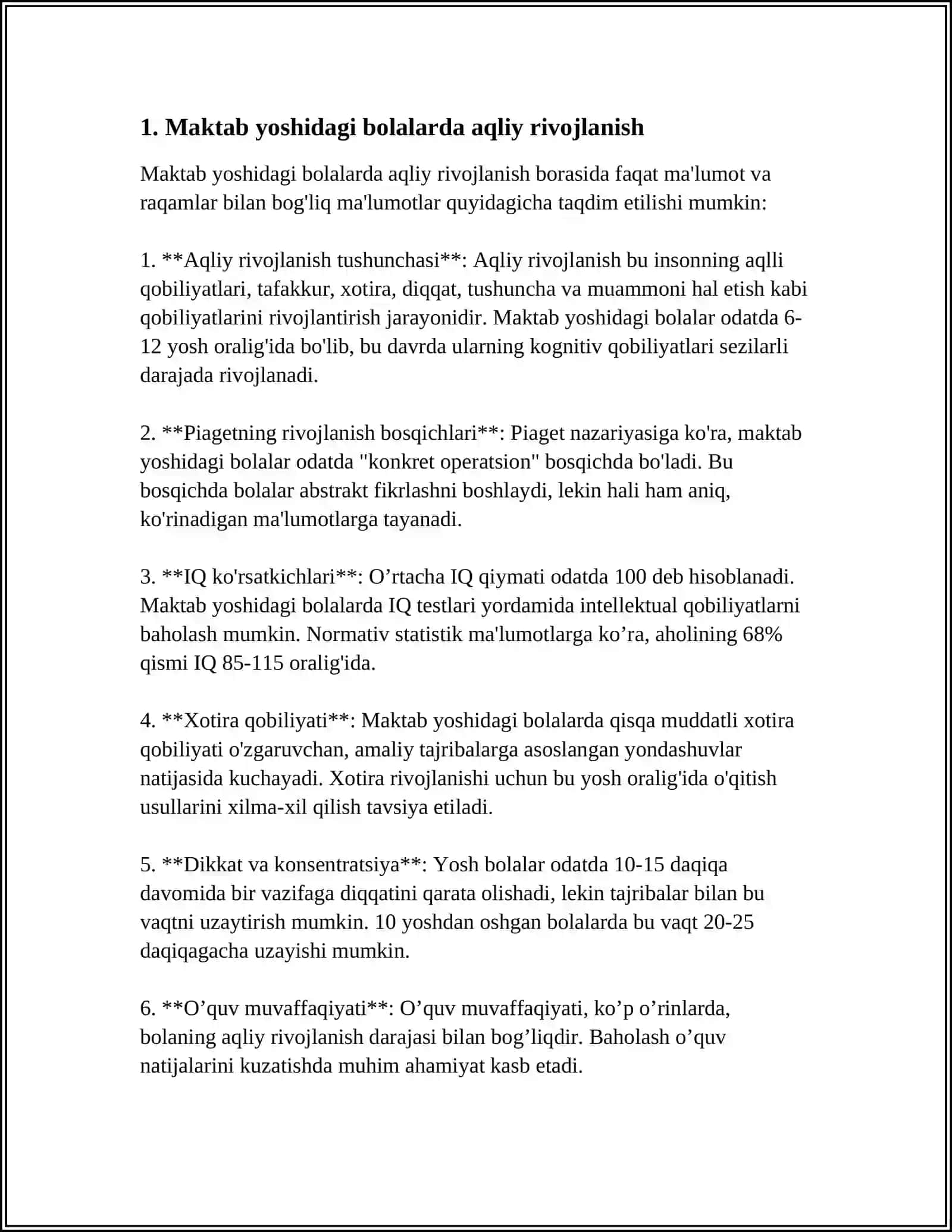 MAKTAB YOSHIDAGI BOLALARNI PSIXOLOGIK-PEDAGOGIK O'RGANISH 3