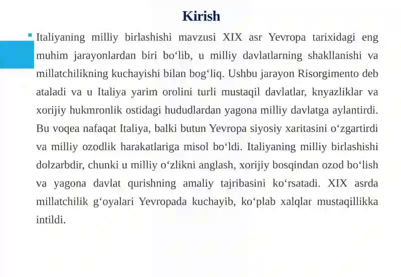 Italiyaning milliy birlashishi 3