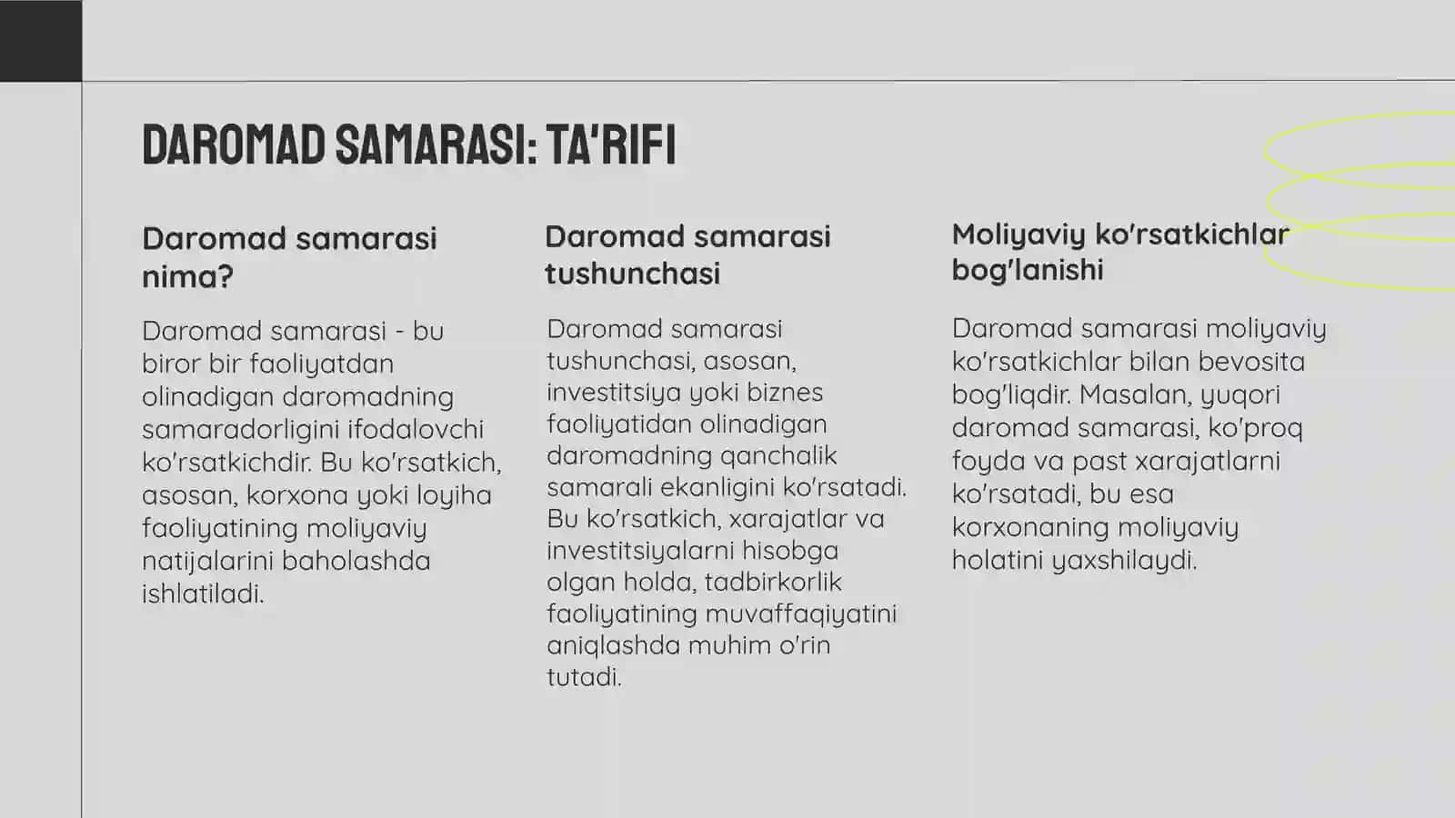 Daromad samarasi va almashtirish samarasi 3