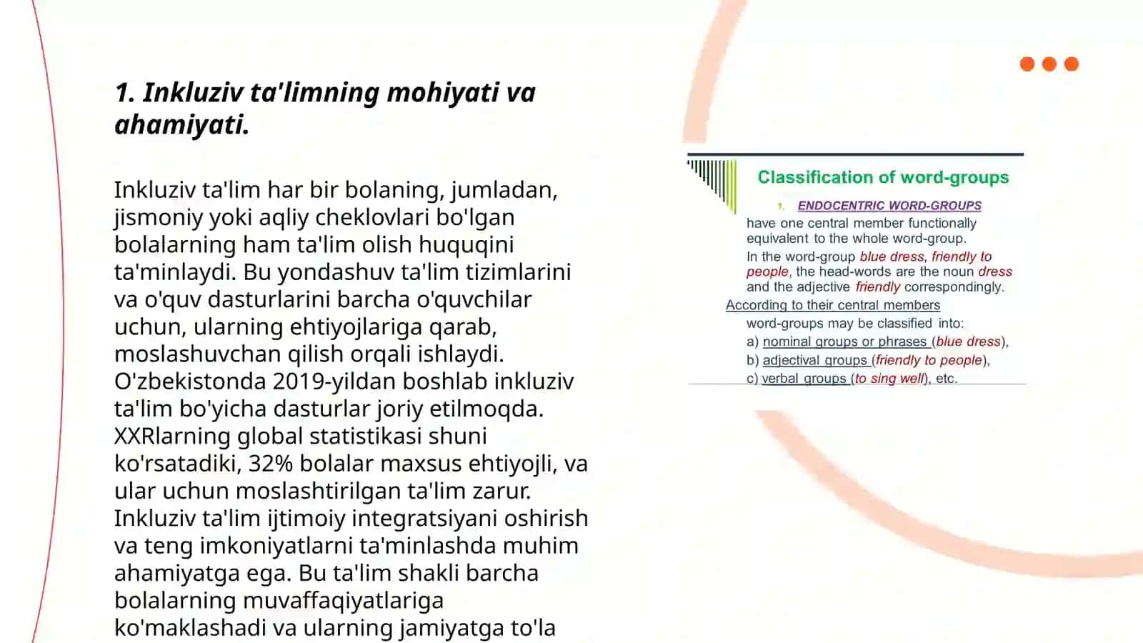 Sinf va guruhlarda inklyuziv taʼlim shaklini rivojlantirish 3