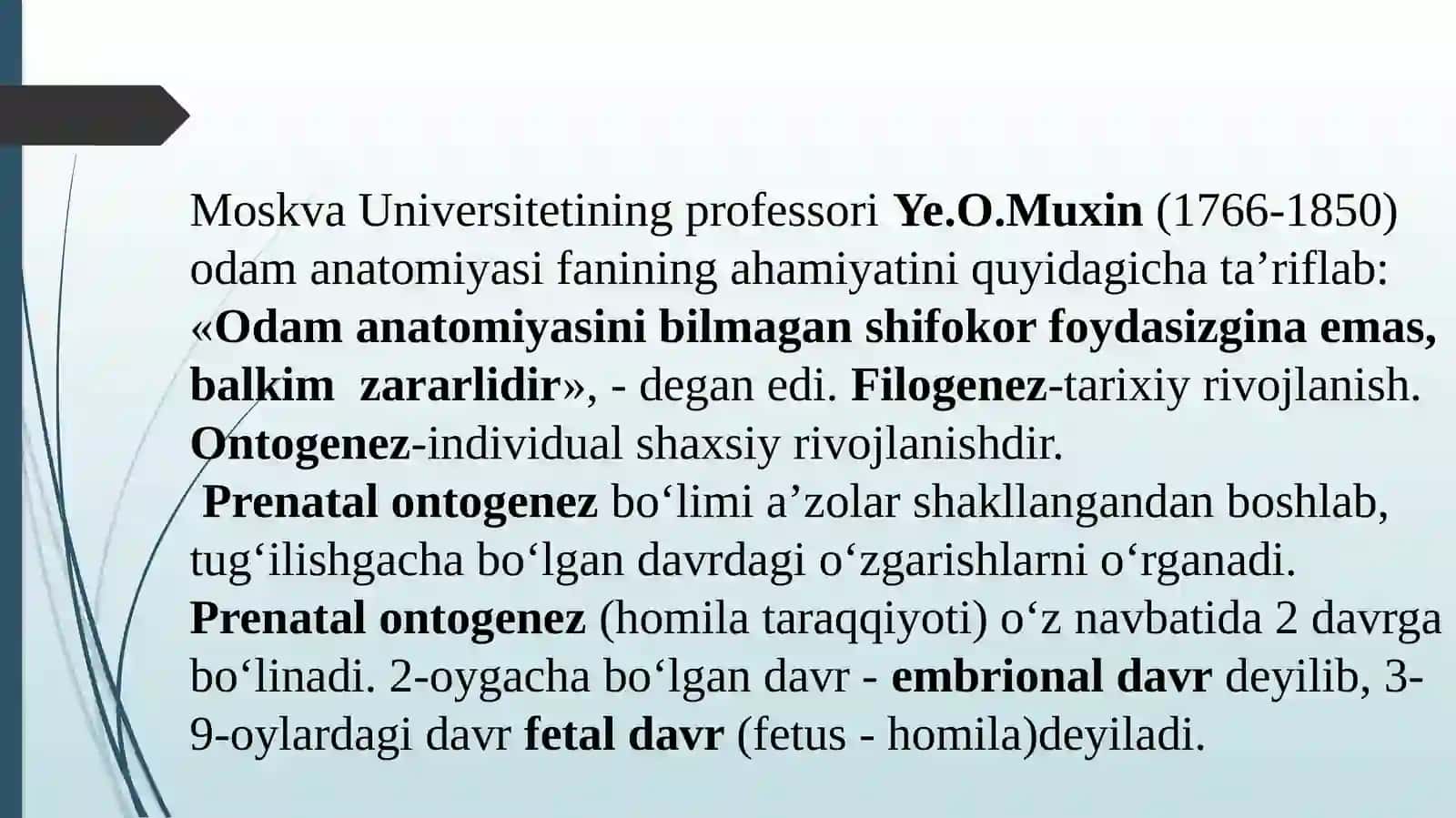 Anatomiyafanining tarixi 3