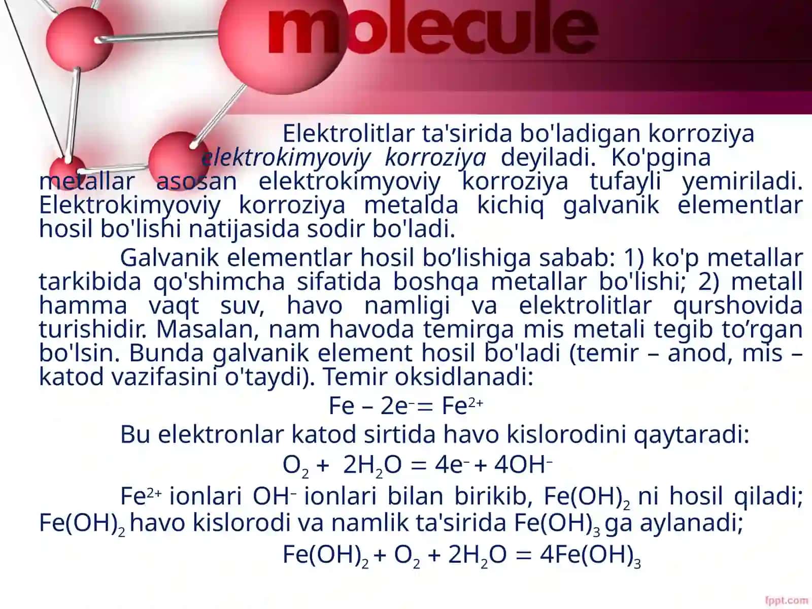 Metallarning karroziyasi va unga qarshi kurashish usullari 3