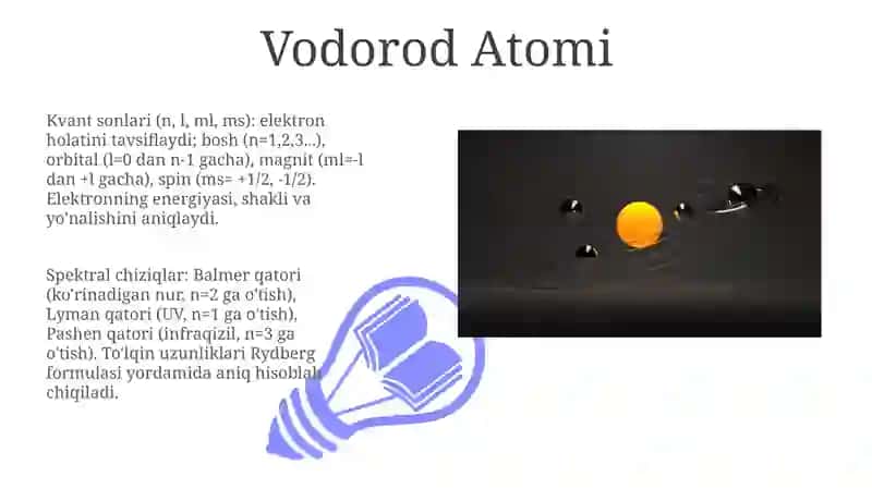 Atom fizikasi mavzulari uzasida tahliliy taqdimot 3