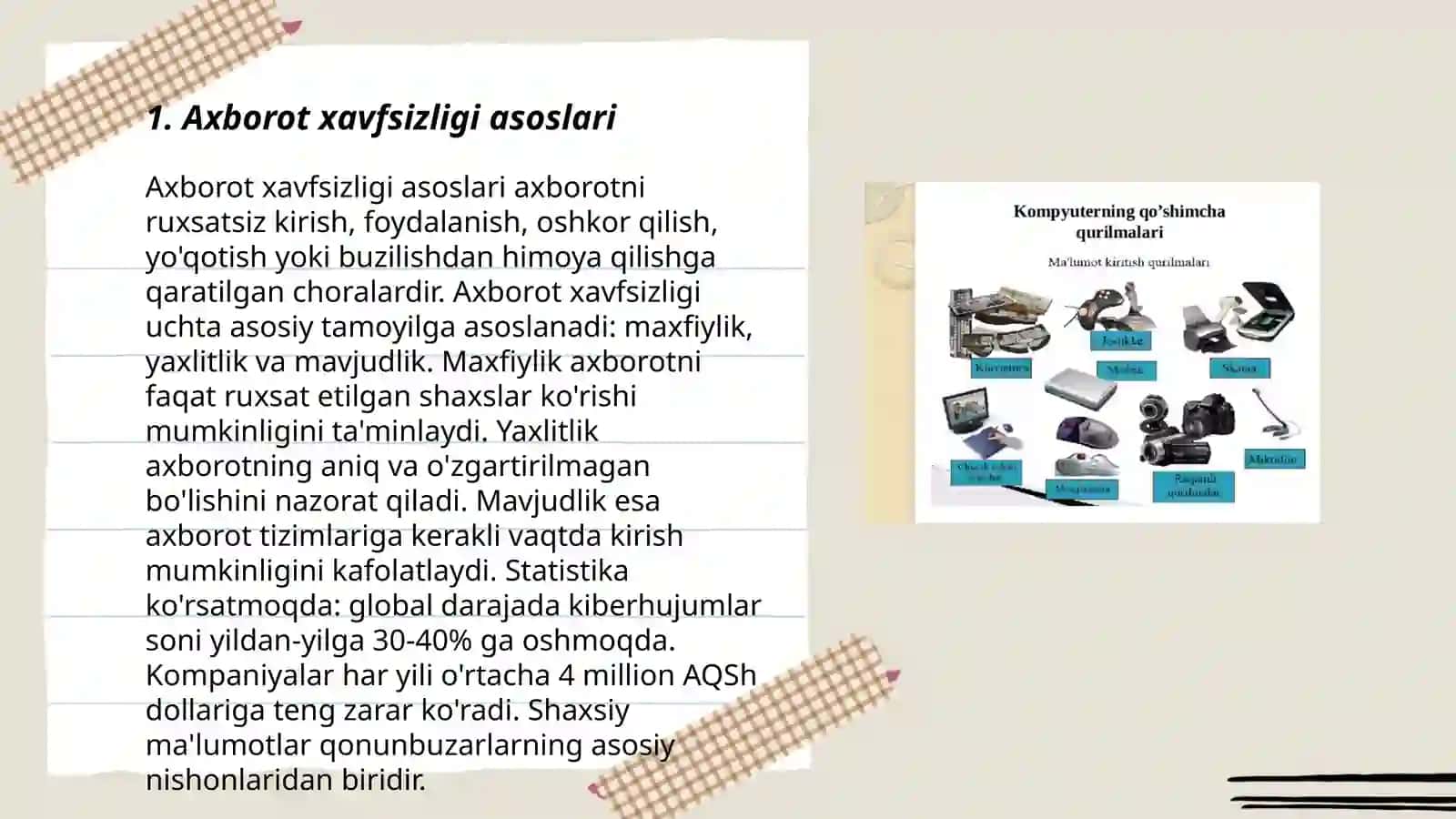 Axborotlarni himoyalashning texnik va dasturiy vositalari 3