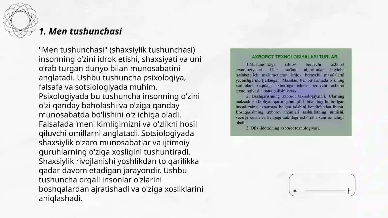 Men haqida tushuncha 3