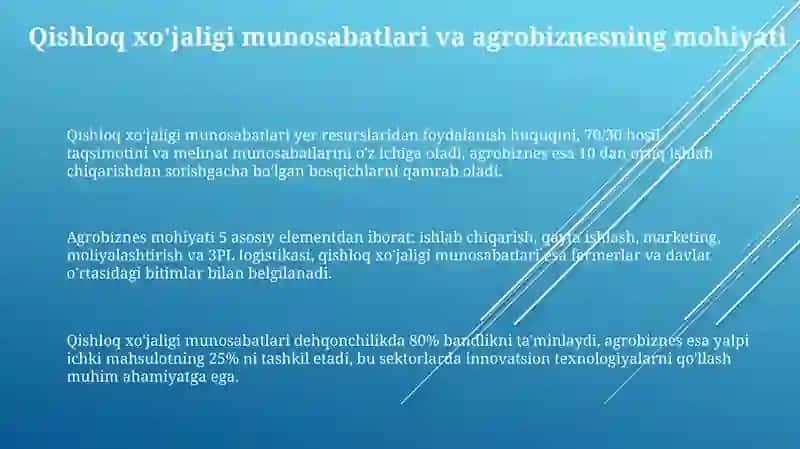 Agrar munosabatlar va agrobiznes 3