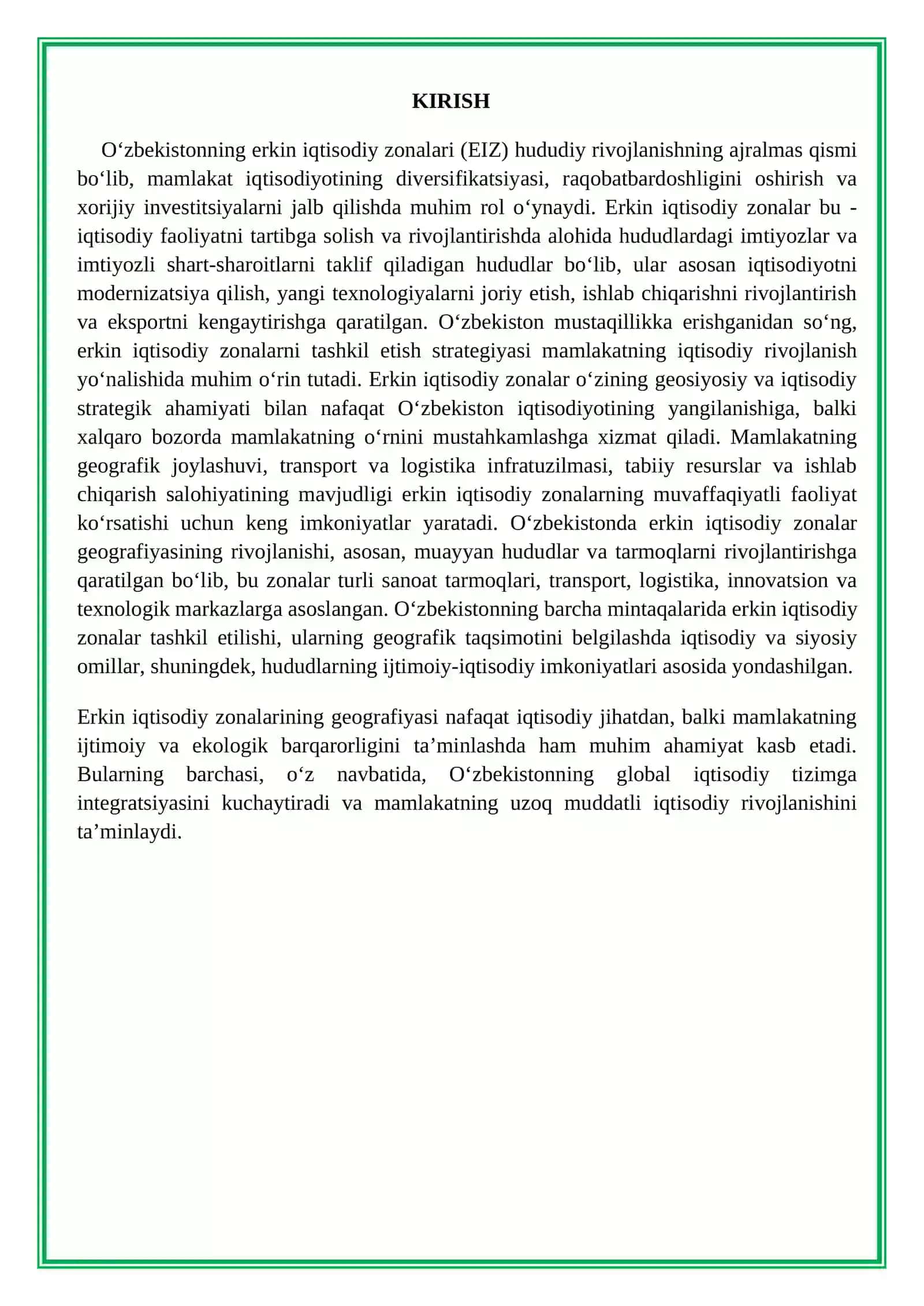 O`zbekistonga kirtilayotgan investitsiyalar 3