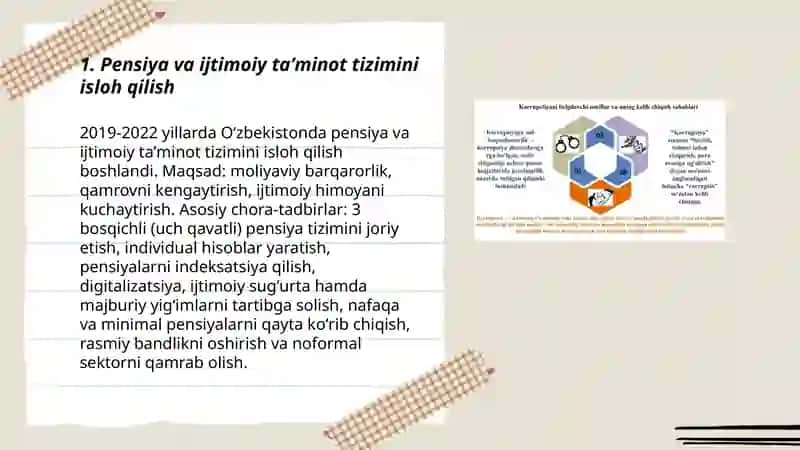 Pensiya va ijtimoiy ta’minot tizimini isloh qilish 3