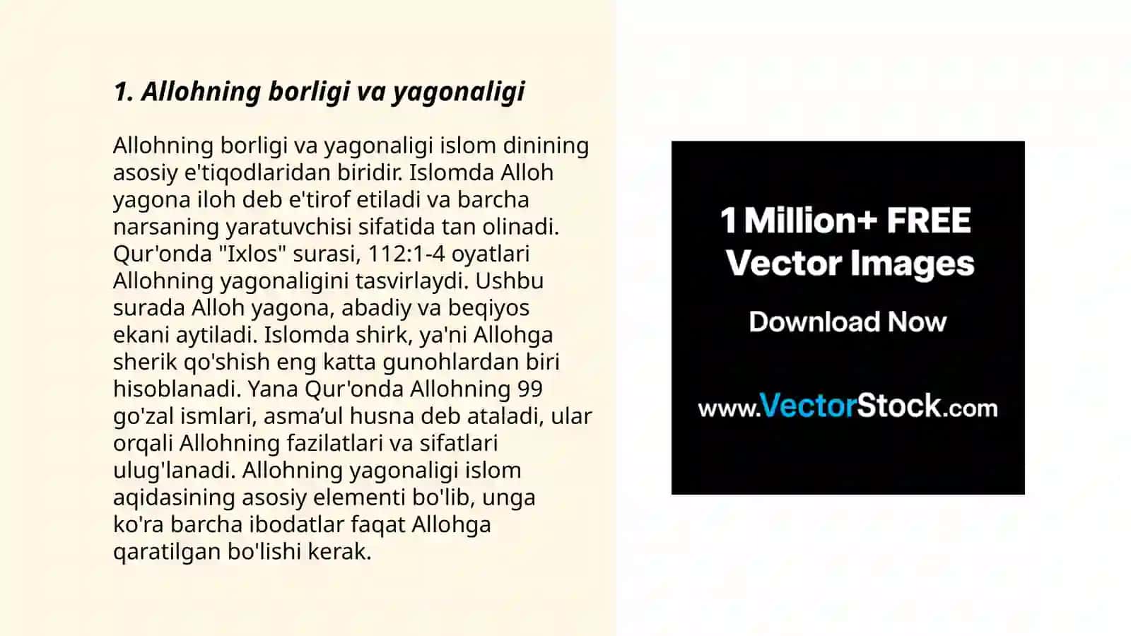 Islom dini taminoti 3