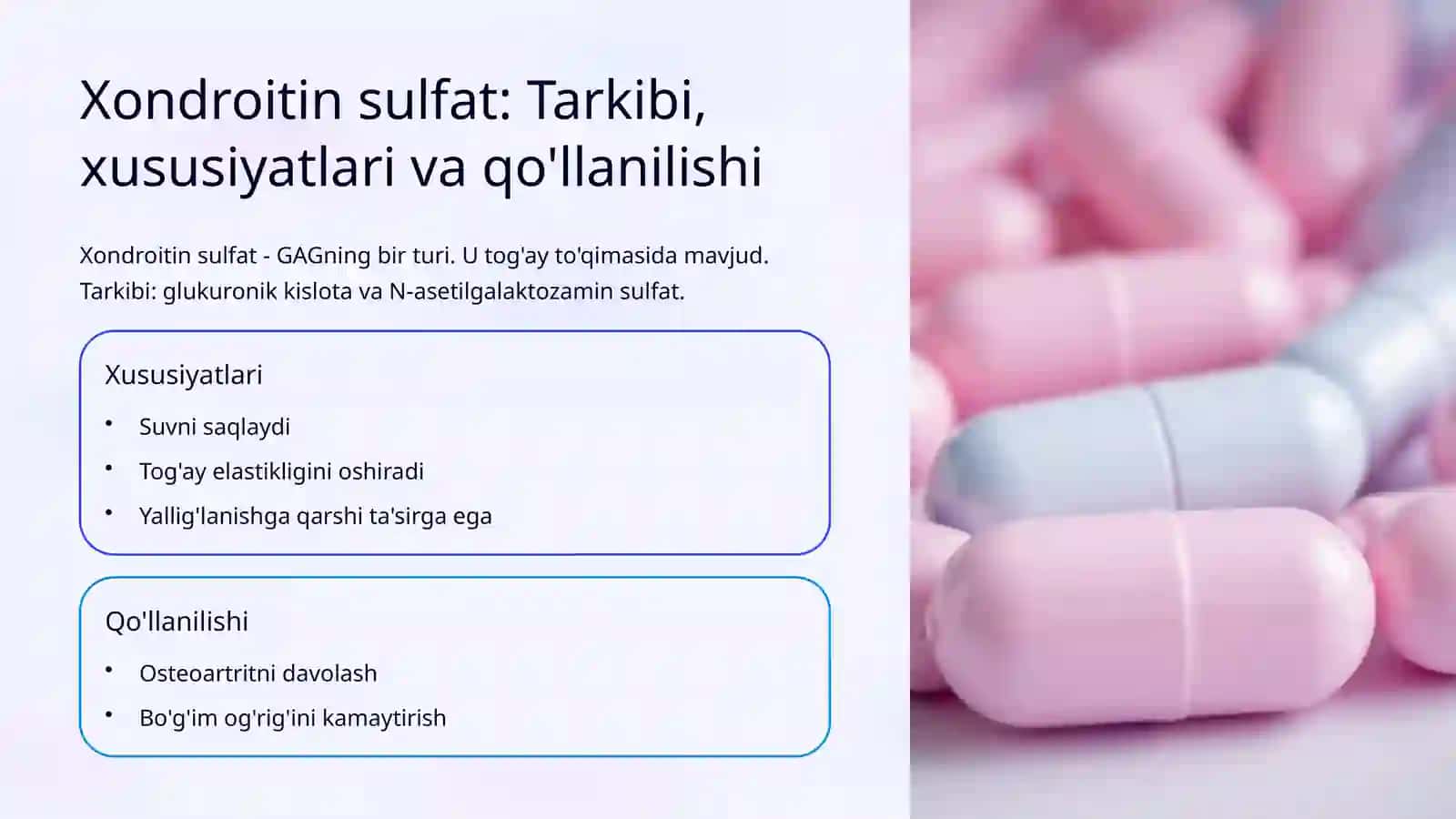 Glikozaminoglikanlarning tibbiyotda qo'llanilishi 3