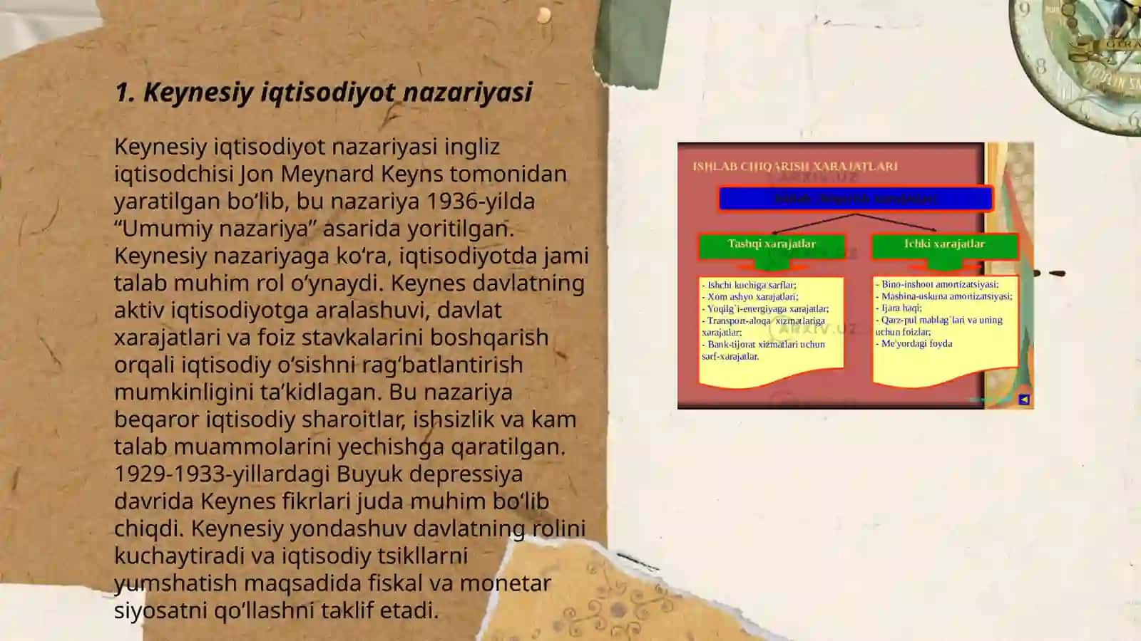 Keynesiy iqtisodiyot nazariyasi 3