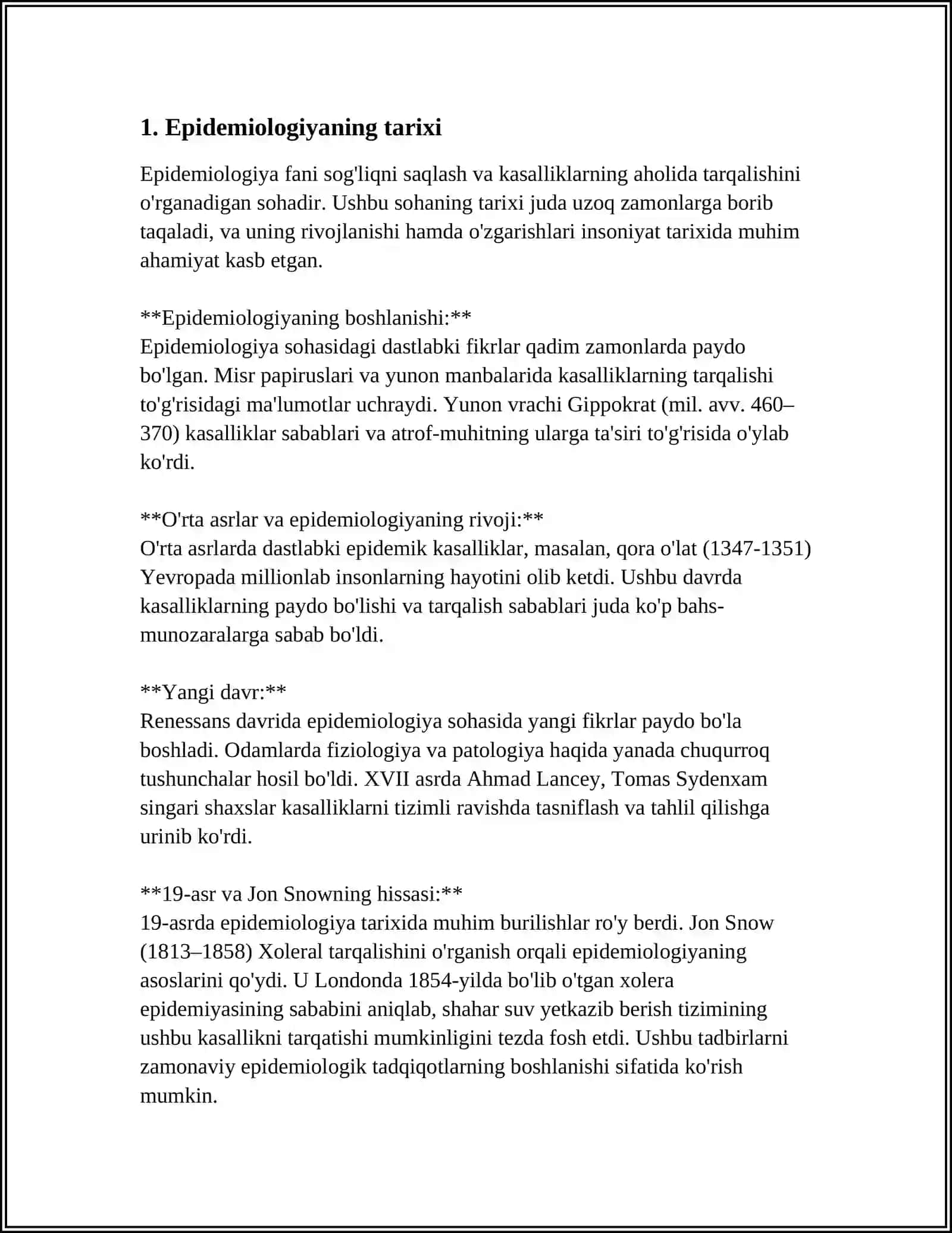 Epidemiologiya Fani Haqida Tushuncha 3