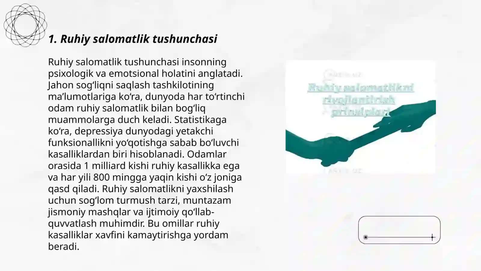 Ruhiy salomatlikni himoya qilishda hamshiraning oʻrni 3
