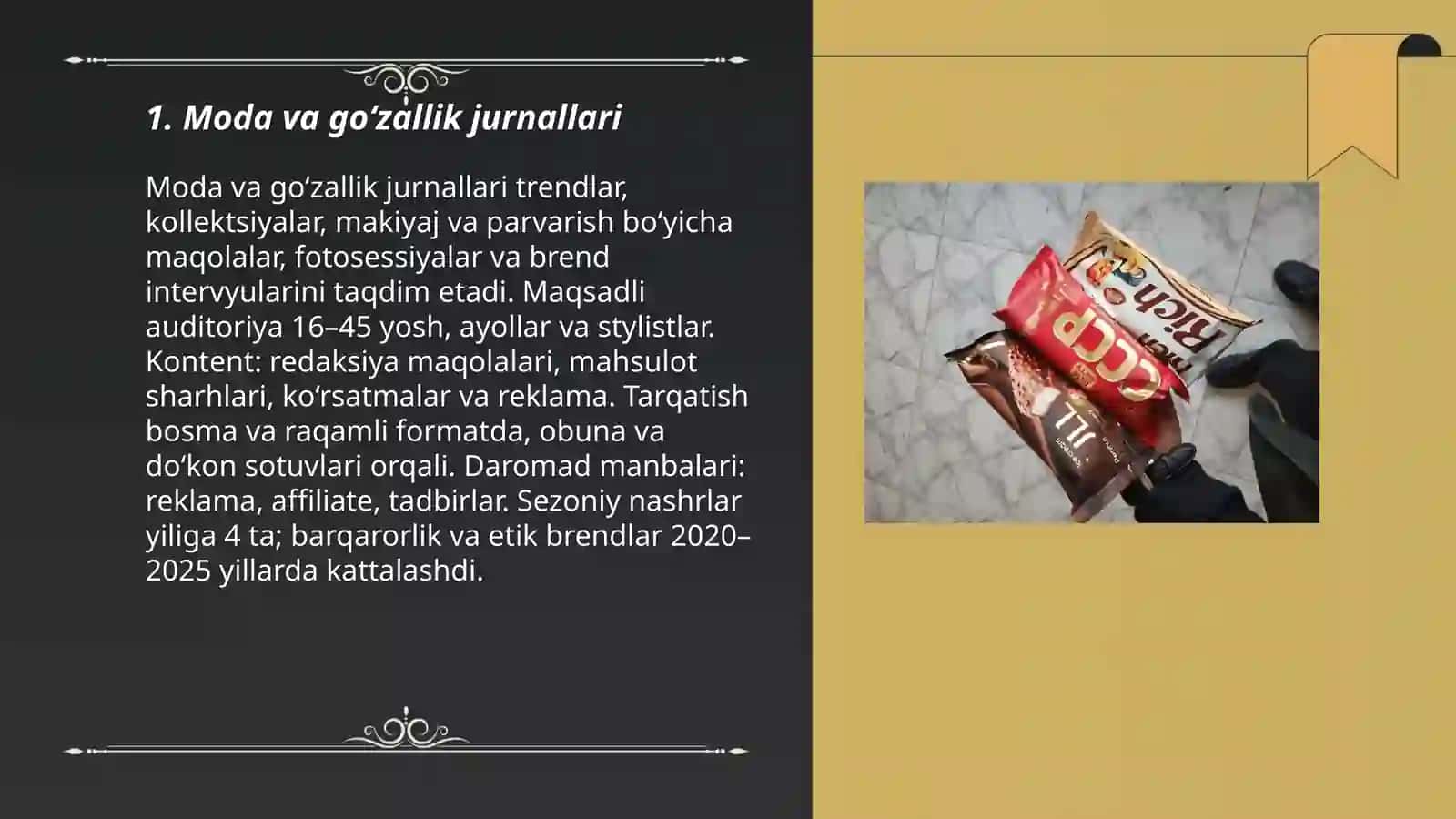 Moda va goʻzallik jurnallari 3