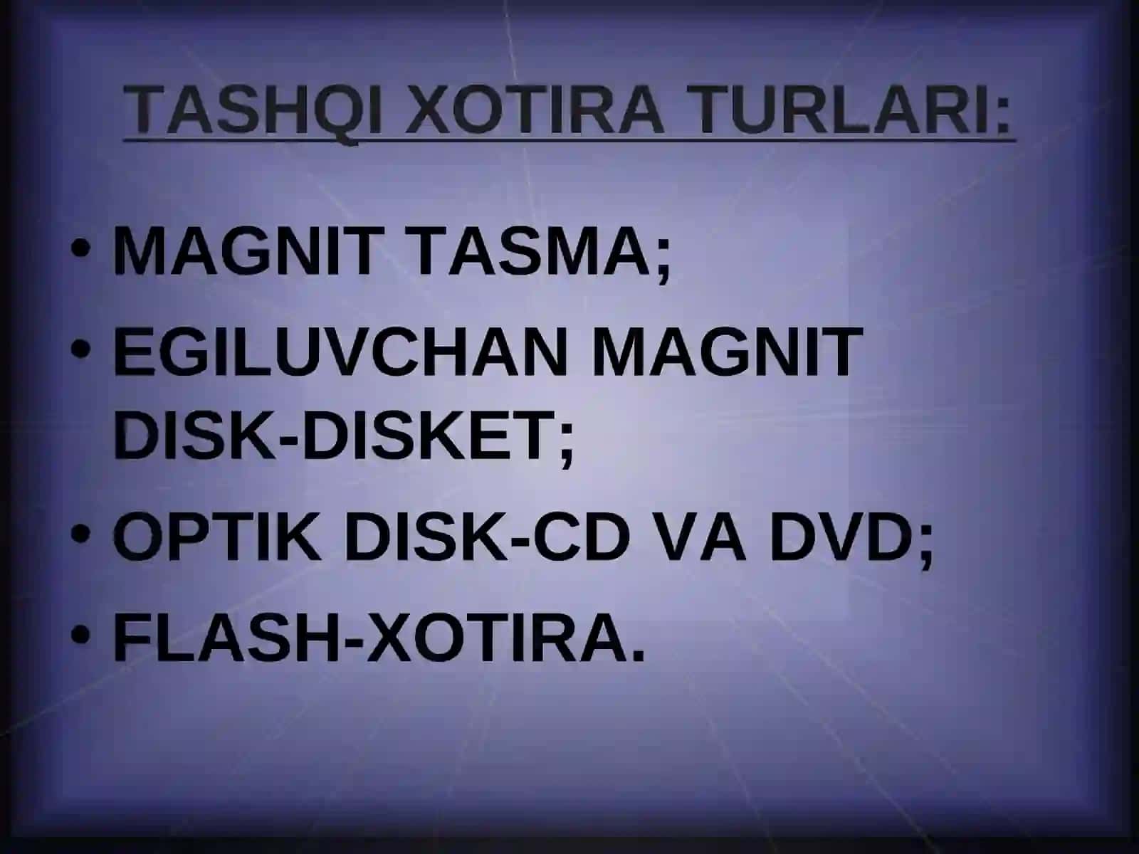 Kompyuterning tashqi xotirasi bilan ishlash 3