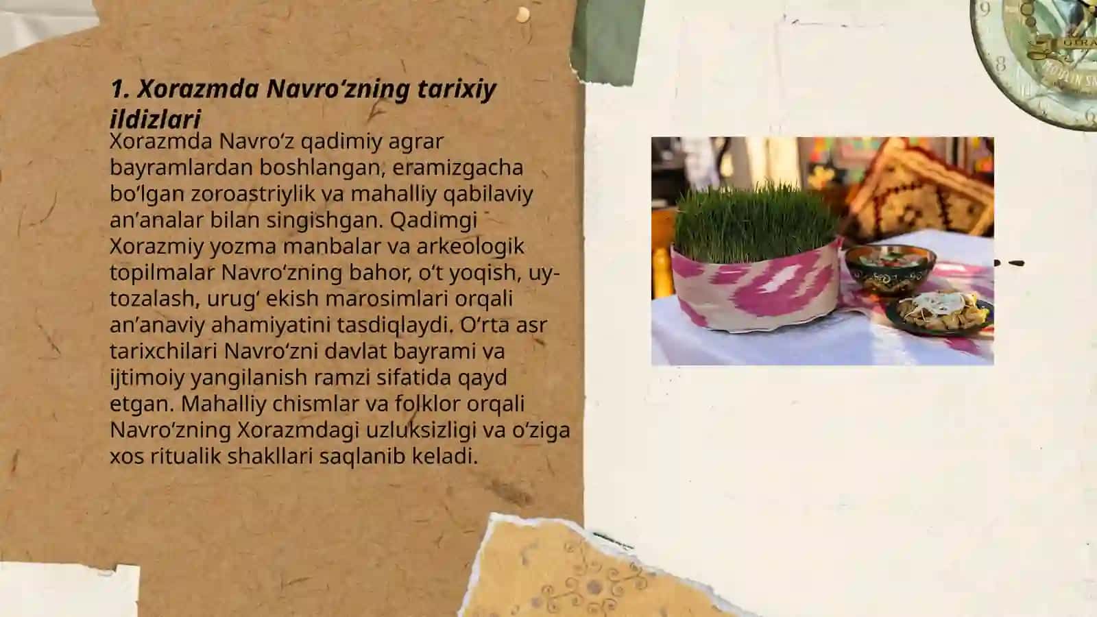 Xorazmda Navroʻzning tarixiy ildizlari 3